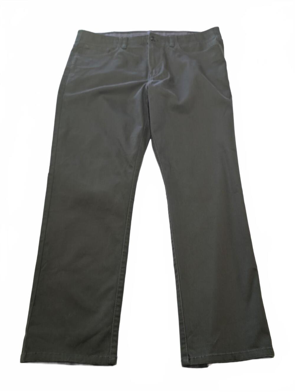 Denver Hayes Muted Olive Green Stretch Chino Pants Women's Size 36x30